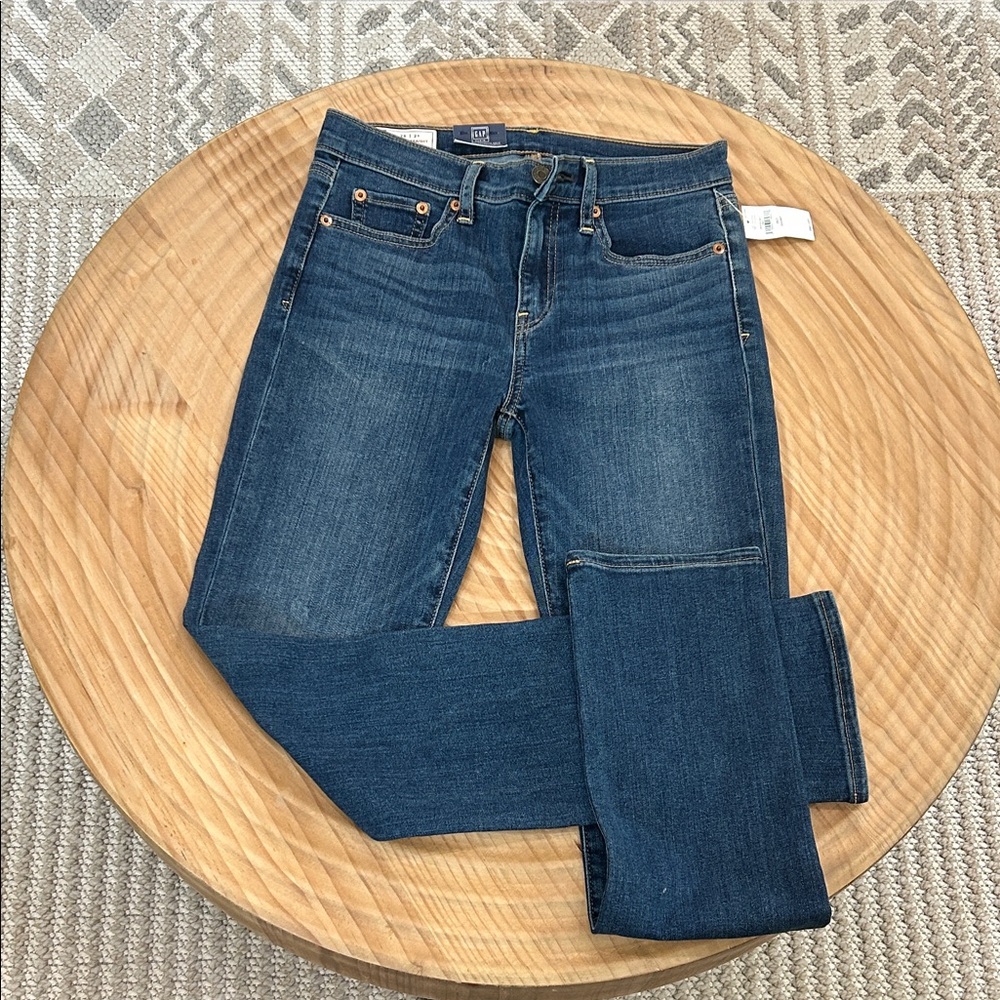 GAP Women's Dark Blue Skinny Jeans
